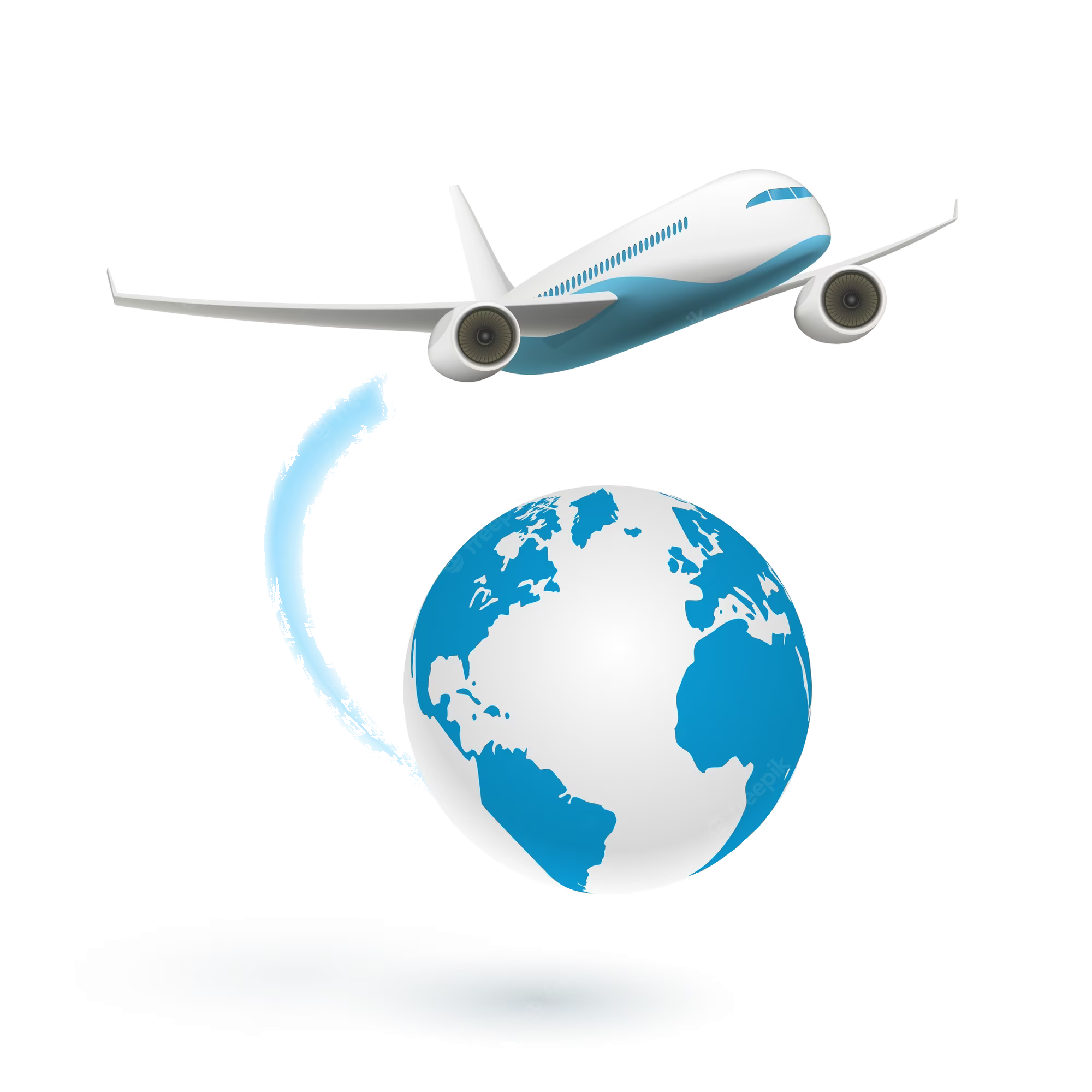 avion-volant-dans-monde-entier